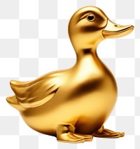 PNG Duck animal bird gold.