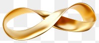 PNG Ribbon gold jewelry shiny.