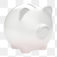 PNG  Piggy bank white background investment currency.