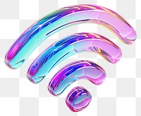 PNG Wifi icon iridescent jewelry white background accessories