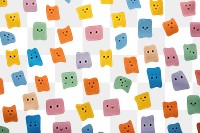 PNG Kids pattern backgrounds text anthropomorphic. AI generated Image by rawpixel.