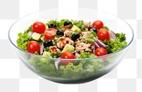 PNG Tuna salad plate food meal. AI generated Image by rawpixel.