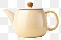 PNG Pottery off-white teapot pottery cookware cup.