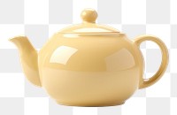 PNG Pottery off-white teapot pottery cookware.