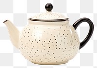 PNG Pottery off-white teapot pottery cookware beverage.