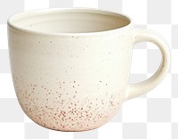 PNG Pottery off-white mug pottery porcelain beverage.