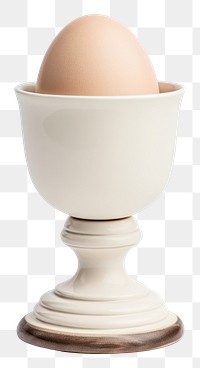 PNG Pottery off-white Egg cup egg goblet glass.
