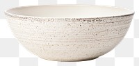 PNG Pottery off-white bowl pottery porcelain art.