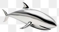 PNG Dolphin animal mammal silver.
