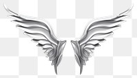 PNG Silver white wing 