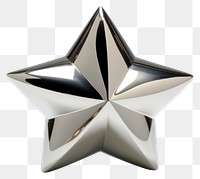 PNG Silver shiny shape star.