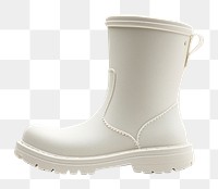PNG Kid rubber boots mockup footwear white shoe.