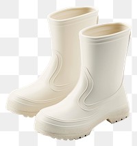 PNG Kid rubber boots mockup footwear white shoe.