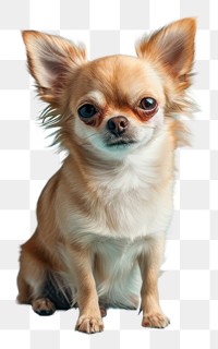 PNG Chihuahua dog mammal animal puppy.