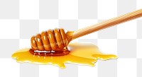 PNG Honey drip white background freshness yellow.