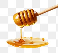 PNG Honey dripping honey white background freshness.