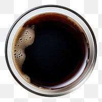 PNG Black coffee cup drink glass.