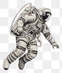 PNG  Astronaut drawing sketch illustrated.