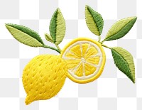 PNG  Lemon pattern fruit plant.