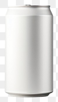 PNG  White Aluminum can mockup aluminum bottle white background.