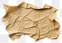 PNG  Ripped brown paper backgrounds crumpled white background.