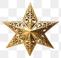 PNG Ornament shape gold white background.