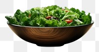 PNG Salad bowl on empty table food tranquility vegetable. AI generated Image by rawpixel.