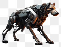 PNG Robotic dog mammal animal pet.