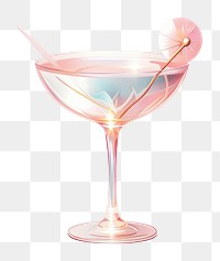 PNG Cocktail martini glass drink.