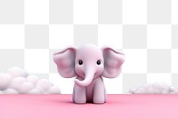 PNG  Cute elephant background wildlife cartoon animal.