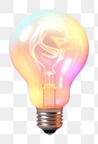 PNG Light bulb lightbulb illuminated electricity.