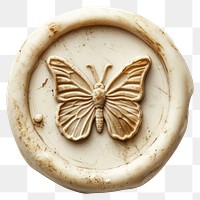 PNG Seal Wax Stamp butterfly white background accessories accessory.