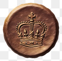 PNG Seal Wax Stamp crown jewelry craft 