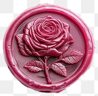 PNG Seal Wax Stamp rose jewelry flower plant.