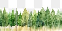PNG  Green forest nature backgrounds landscape.