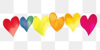 PNG  Heart white background creativity variation.