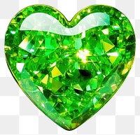 PNG  Green heart gemstone jewelry emerald