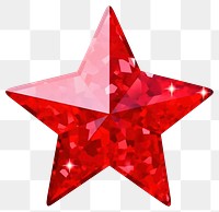 PNG  Red star symbol shape white background. AI generated Image by rawpixel.