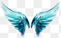 PNG Angle wing minimal creativity turquoise archangel.
