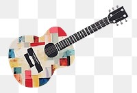 PNG Guitar creativity pattern drawing.
