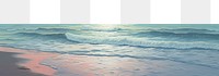 PNG Ocean outdoors horizon nature. AI generated Image by rawpixel.