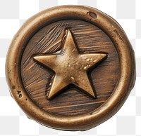 PNG Star vintage symbol bronze craft.
