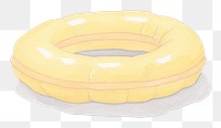 PNG  Floatie white background inflatable lifebuoy.