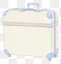 PNG  Luggage suitcase white background briefcase.