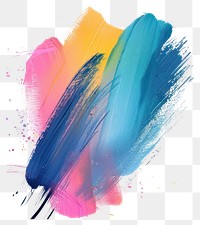 PNG Pastel colorful brush stroke backgrounds painting white background.