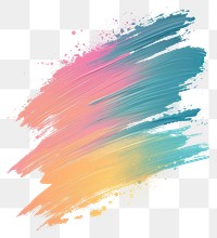 PNG Pastel gradient brush stroke backgrounds paint white background.