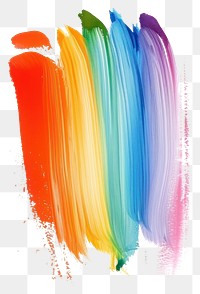 PNG Pastel rainbow brush stroke backgrounds paint white background.