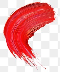 PNG Pastel red brush stroke paint white background splattered.