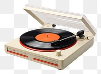 PNG Retro vinyl disc player electronics white background gramophone