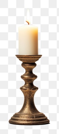 PNG Vintage candle holder spirituality celebration candlestick